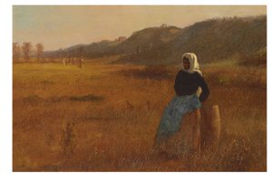 À la fermeture du jour, vers 1878-80 - Eastman Johnson