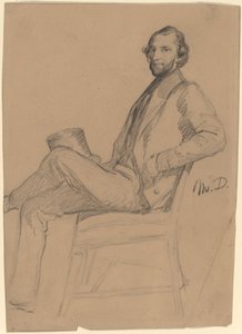 Étude assise de M.D.