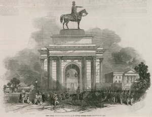 La grande statue de Wellington et l
