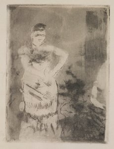 Un chanteur - Edgar Degas