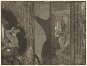 Actrices dans leurs loges - Edgar Degas
