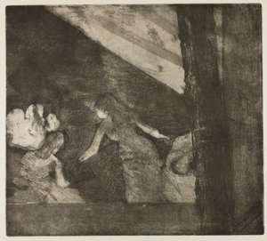 At the Café des Ambassadeurs - Edgar Degas