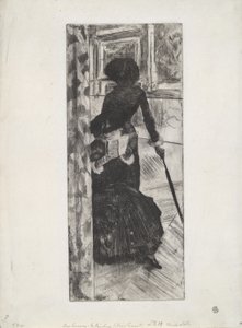 Au Louvre : La Peinture (Mary Cassatt), vers 1879-80