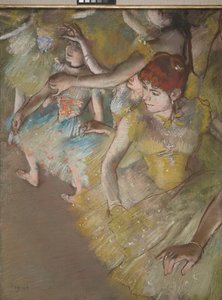 Danseuses de ballet sur scène - Edgar Degas