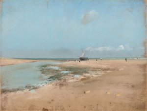 Plage à marée basse (Embouchure de la rivière) - Edgar Degas