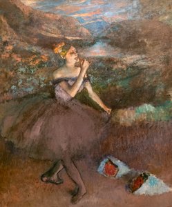 Danseuse avec bouquet - Edgar Degas