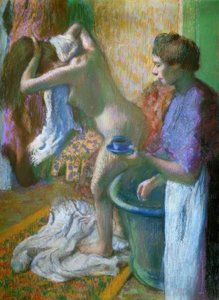 Petit déjeuner après le bain - Edgar Degas