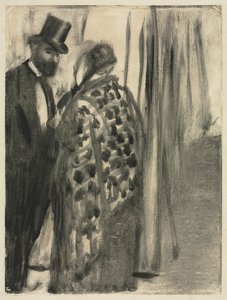 Conversation : Ludovic Halévy et Madame Cardinal La Conversation, vers 1880-1883