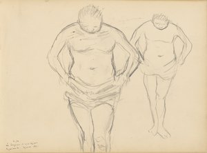 Copies des Baigneuses de Cézanne - Edgar Degas