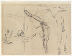 Danseuse - six croquis
