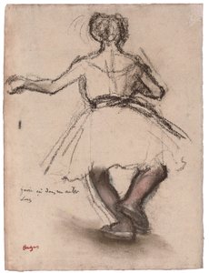 Danseuse, vue de dos - Edgar Degas