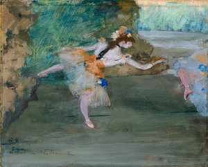 Danseuse sur scène, vers 1877 - Edgar Degas