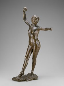 Danseuse prête à danser, pied droit en avant - Edgar Degas