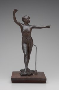 Danseuse prête à danser avec son pied droit en avant, 1882-95