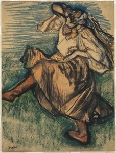Danseuse en costume ukrainien - Edgar Degas