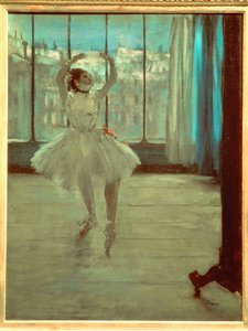 Danseuse devant une fenêtre - Edgar Degas