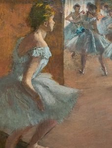 Danseurs montant un escalier (détail)