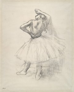 Danseuse debout, le bras droit levé, vers 1891 - Edgar Degas