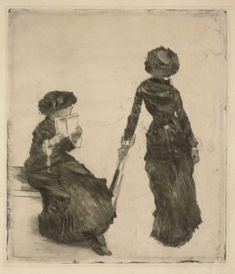 La peintre Mary Cassatt au Louvre, collection d