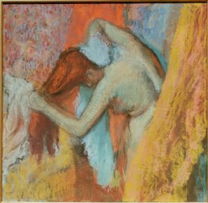 Femme à la toilette