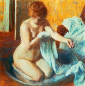 Femme dans la baignoire