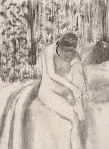 Fille mettant ses bas, 1876-77 - Edgar Degas