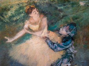 Arlequin et Colombine (détail)