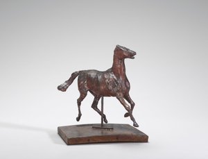 Cheval au Trot, les Pieds ne Touchant pas le Sol, années 1870 - Edgar Degas