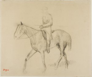 Cheval et cavalier - Edgar Degas