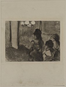 Dans le salon, vers 1880