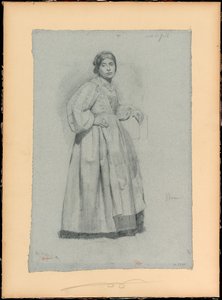 Italienne (Gaëta) - Edgar Degas
