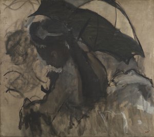Dame avec un parasol, 1870-72
