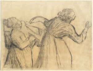 Blanchisseuse portant du linge - Edgar Degas