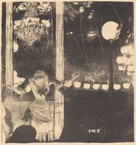 Mademoiselle Bécat au Café des Ambassadeurs - Edgar Degas