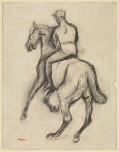 Homme à cheval, vers 1888