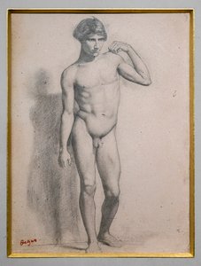 Homme debout - Edgar Degas