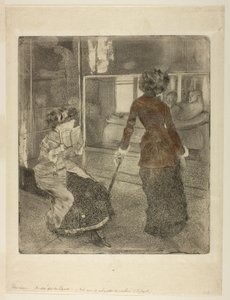 Mary Cassatt au Louvre : La galerie étrusque - Edgar Degas