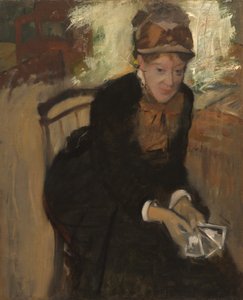 Mary Stevenson Cassatt (1844-1926), vers 1880-84 (huile sur toile) - Edgar Degas