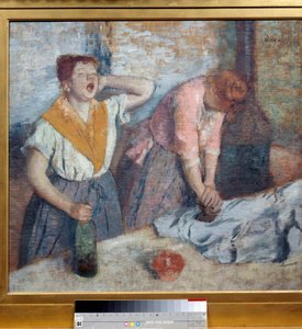 Peintures par Edgar Degas (1834-1917). 1884/86. Dim. 0,76 x 0,81 m. Paris, Musée d