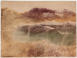 Paysage Roux, vers 1890 - Edgar Degas