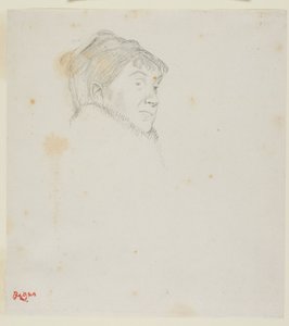 Portrait de Madame Dietz-Monnin (anciennement Tête de femme) - Edgar Degas