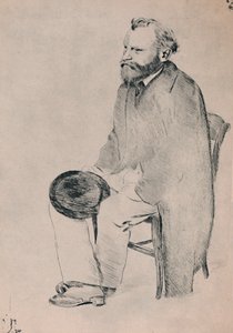 Portrait de Manet assis, vers 1865, 1946 - Edgar Degas