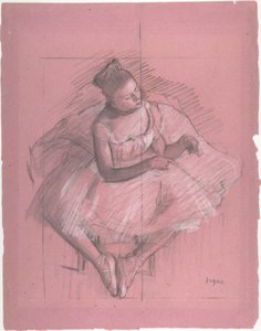 Danseuse assise - Edgar Degas