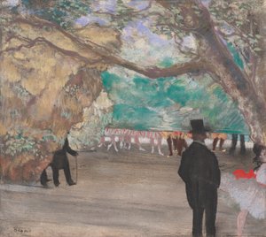 Le Rideau - Edgar Degas