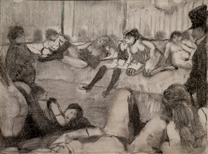 Le Salon. 1879 - Edgar Degas
