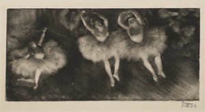 Trois danseuses de ballet, vers 1878