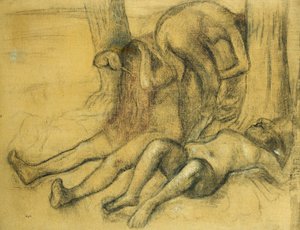 Trois Baigneuses sous un Arbre, c.1894 - Edgar Degas