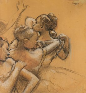 Trois danseuses, vers 1895-99 (pastel et fusain sur papier) - Edgar Degas