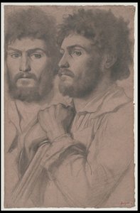 Deux études de portrait d