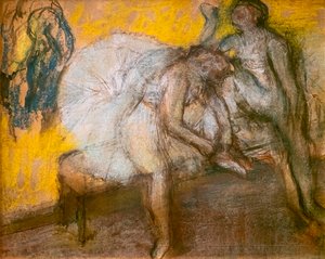 Deux danseuses au repos